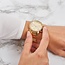 Michael Kors Michael Kors Horloge MK6356 Staal met Geelgouden Plating Quartz Chronograaf en Zirkonia 36mm