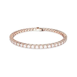Swarovski Swarovski Armband 5657659 Matrix Tennis met Roségouden Plated Maat M 16.5