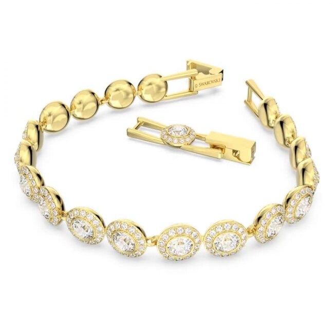 Swarovski Swarovski Armband 5505469 Angelic met Geelgouden Plating 16.5 - 18.5cm
