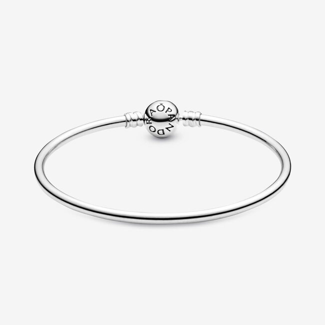 Pandora Pandora Armband 590713-17 Zilver Bangle met Rond Slot Maat 17