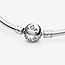 Pandora Pandora Armband 590713-17 Zilver Bangle met Rond Slot Maat 17