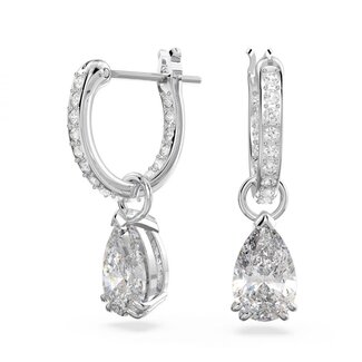 Swarovski Swarovski Oorbellen 5636716 Stilla Pear Zilverkleurig