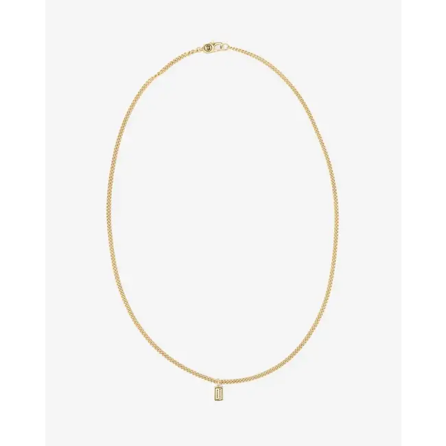Buddha to Buddha Buddha to Buddha Collier 651GV 60 Essential Nacklace XS Zilver 925 met Geelgouden Plating 60cm