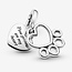 Pandora Pandora Bedel 799360C00 Zilver Hondenpoot en Hart