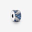 Pandora Pandora Bedel 792552C01  Zilver met Veer in Blauw  Kristal