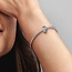 Pandora Pandora Bedel 792552C01  Zilver met Veer in Blauw  Kristal