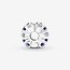 Pandora Pandora Bedel 799171C01 Zilver met Cubic Zirkonia met Blauw Kristal