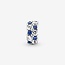 Pandora Pandora Bedel 799171C01 Zilver met Cubic Zirkonia met Blauw Kristal