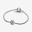 Pandora Pandora Bedel 799171C01 Zilver met Cubic Zirkonia met Blauw Kristal