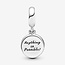Pandora Pandora Bedel 797906NRGMX Zilver 925 Klaver met Groen Kristal en Cubic Zirkonia