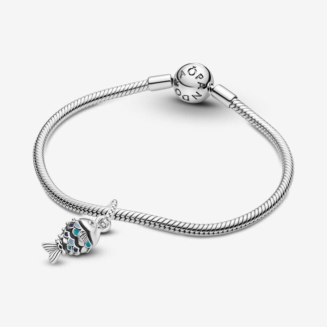 Pandora Pandora Bedel 799428c01 Zilver  Vis met Doorzichtig Cubic Zirkonia