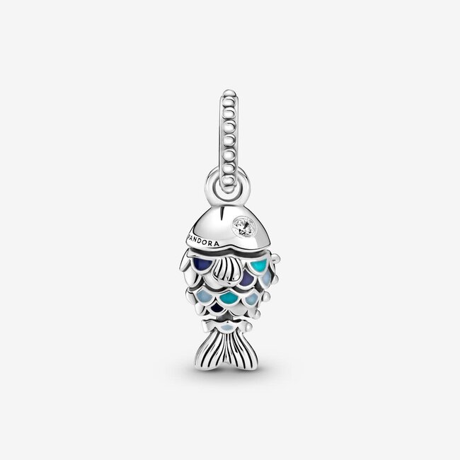 Pandora Pandora Bedel 799428c01 Zilver  Vis met Doorzichtig Cubic Zirkonia