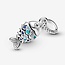 Pandora Pandora Bedel 799428c01 Zilver  Vis met Doorzichtig Cubic Zirkonia