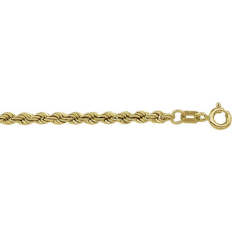 Blinckers Jewellery Huiscollectie BJ Armband 40.18419 14k Geelgoud Koord 2,7mm 19cm