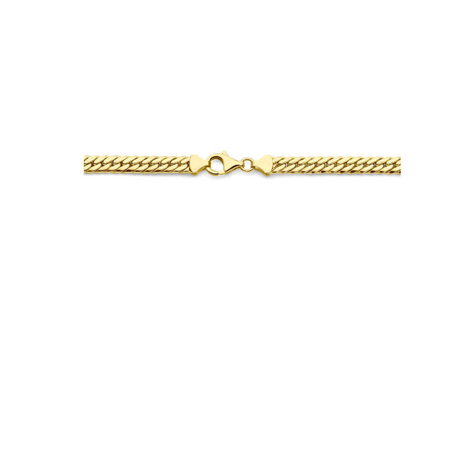The House Of Blinckers THOB Collier 40.29864 Gourmette 14k Geelgoud 45cm 5,5mm