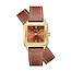 Cluse Cluse CW11810 Gracieuse Petite Watch Double Leather, Nutshell, Gold