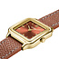 Cluse Cluse CW11810 Gracieuse Petite Watch Double Leather, Nutshell, Gold