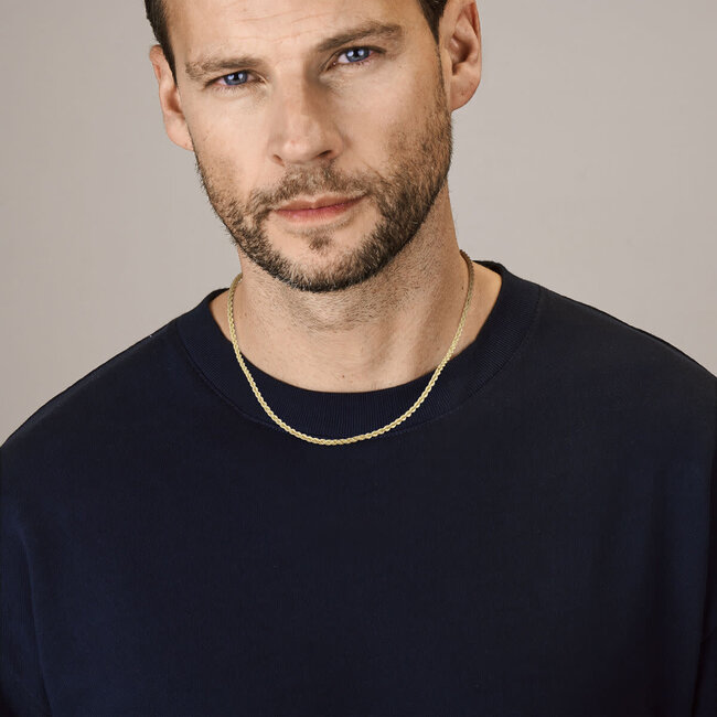 The House Of Blinckers THOB Collier 40.28095 14k Geelgoud Koort 2,7mm Massief 50cm