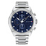 Tommy Hilfiger Tommy Hilfiger Horloge TH1710656 Jax Staal Quartz Chronograaf met Blauwe Wijzerplaat 48mm