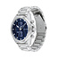 Tommy Hilfiger Tommy Hilfiger Horloge TH1710656 Jax Staal Quartz Chronograaf met Blauwe Wijzerplaat 48mm