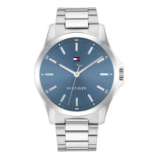 Tommy Hilfiger Tommy Hilfiger Horloge TH1710670 Bruce Staal Quartz met Blauwe Wijzerplaat 43mm