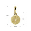 Blinckers Jewellery Huiscollectie BJ Hanger 40.28292 14k Geelgoud Knoop Gedraaid 7mm