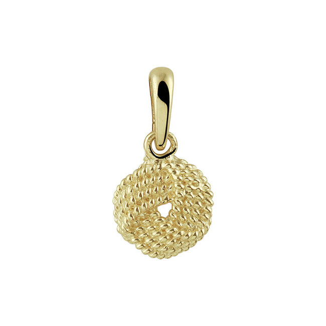 Blinckers Jewellery Huiscollectie BJ Hanger 40.28292 14k Geelgoud Knoop Gedraaid 7mm
