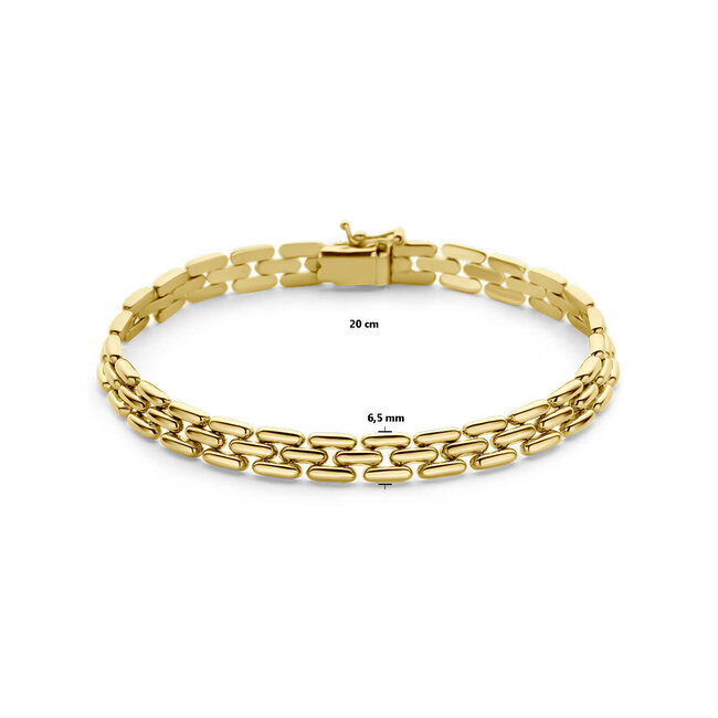 The House Of Blinckers THOB Armband 40.28892 14k Geelgoud Panter 6,5mm 20cm