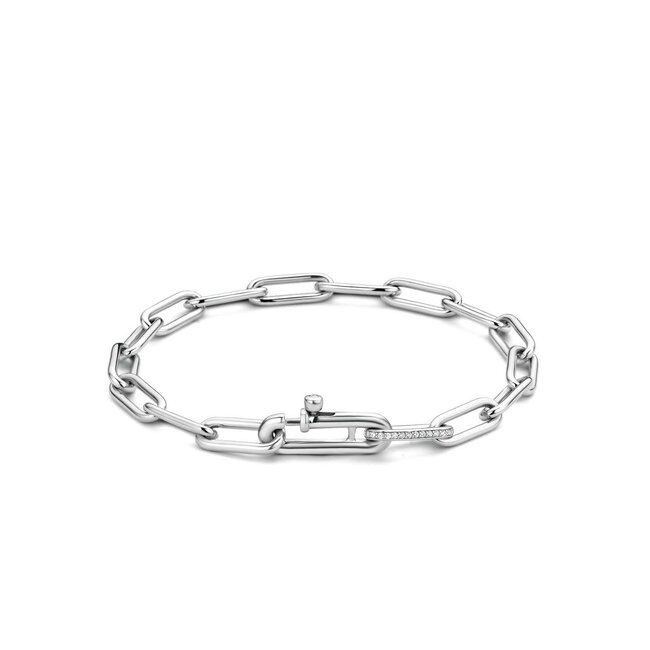Ti Sento Milano Ti Sento-Milano Armband 2936ZI Zilver Closed for Ever Schakel met Zirkonia