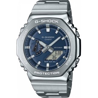 Casio G-Shock Casio G-Shock Horloge GM-2110D-2BER Staal Analoog Digitaal Donker Blauw 45mm