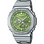 Casio G-Shock Casio G-Shock Horloge GM-2110D-3AER Staal Analoog Digitaal met Groene Wijzerplaat