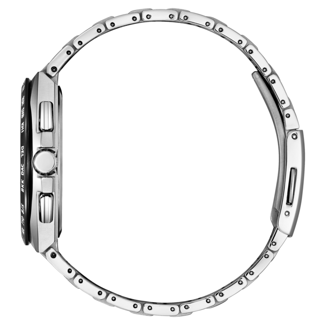 Citizen Citizen Horloge AT8238-84L Radio Controlled Eco-drive Titanium Saffierglas 100m Waterdicht met Blauwe Wijzerplaat 43mm