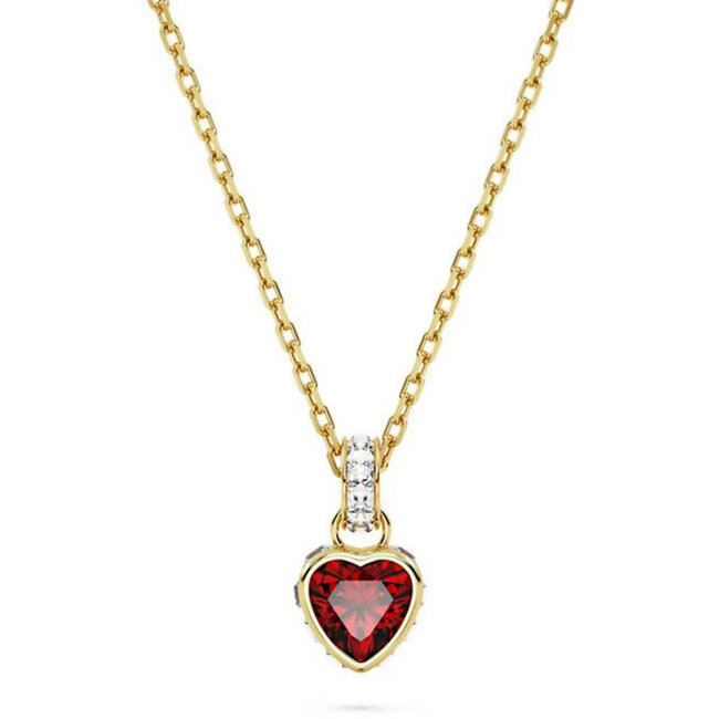 Swarovski Swarovski Collier 5648750 Chroma Hart, Rood, Goudkleurige toplaag