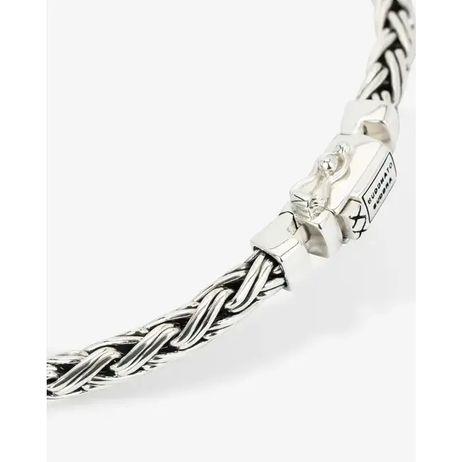 Buddha to Buddha Buddha to Buddha Armband J175 E Katja Mini Zilver Maat E