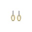 Ti Sento Milano Ti Sento Oorbellen 7831ZY Zilver Gold Plated met Zirkonia