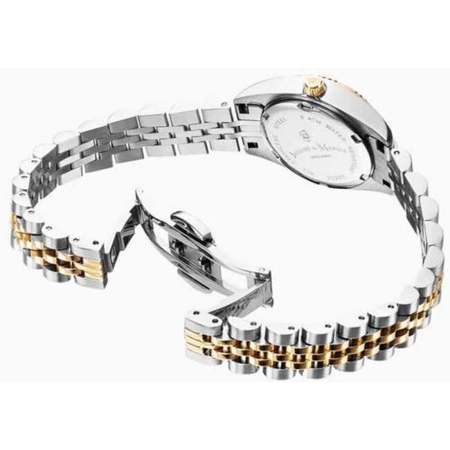 Jacques du Manoir Jacques Du Manoir Horloge JWL02101 Staal Bi-color Quartz Swiss Made 26mm