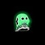Pandora Pandora Bedel 793404C01 Zilver Glow in the Dark Spook