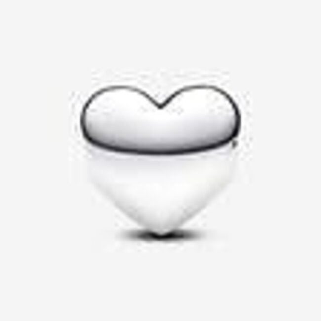 Pandora Pandora Bedel 793440C00 Zilver Groot Hart Graveerbaar