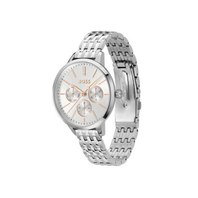 BOSS BOSS Horloge HB1502781 Symphony Staal Quartz met Witte Wijzerplaat 38mm