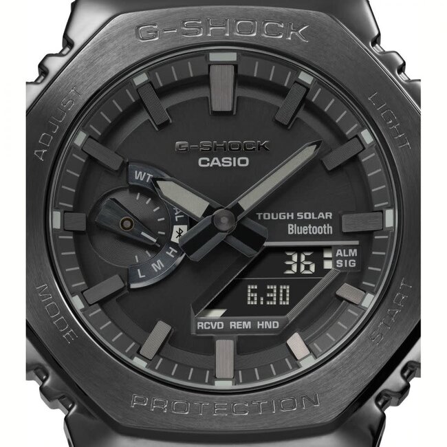 Casio G-Shock Casio G-Shock Horloge GM-B2100BD-1AER Digitaal Analoog met Gun Metal 44mm
