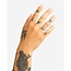 Buddha to Buddha Buddha to Buddha Ring 346 16  Katja Twist Zilver Maat 16