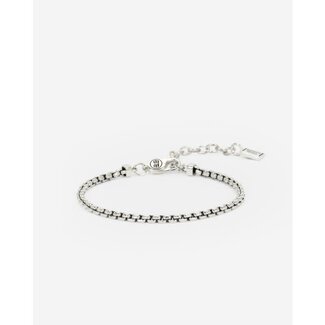 Buddha to Buddha Buddha to Buddha Armband 911 C-E  Venetian Zilver Maat C-E