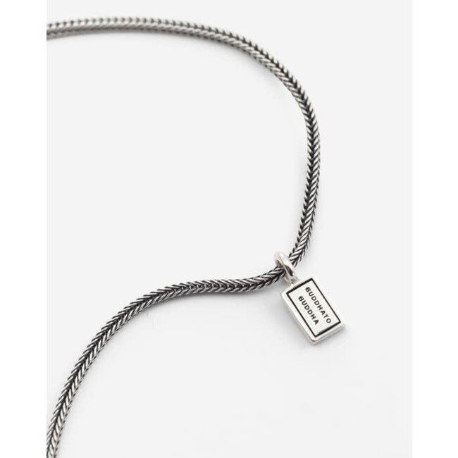 Buddha to Buddha Buddha to Buddha Collier 860 61-65  Barbara Zilver Maat 61-65 CM