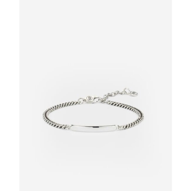 Buddha to Buddha Buddha to Buddha Armband 907 C-E ZilverEssential Bar Maat C-E