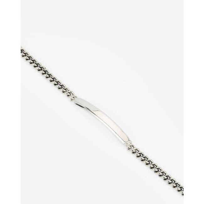 Buddha to Buddha Buddha to Buddha Armband 907 E+-G Essential Bar Zilver Maat E+-G