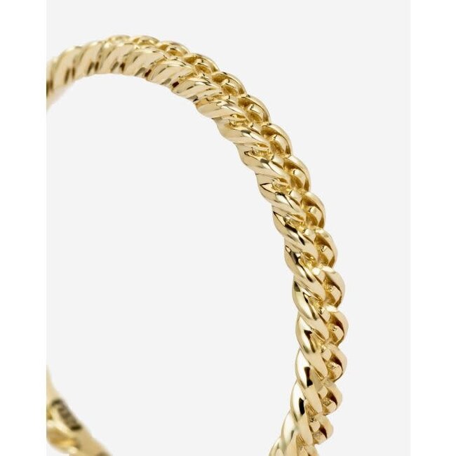 Buddha to Buddha Buddha to Buddha Ring G405 56  Nathalie 14k Geelgoud Maat 56