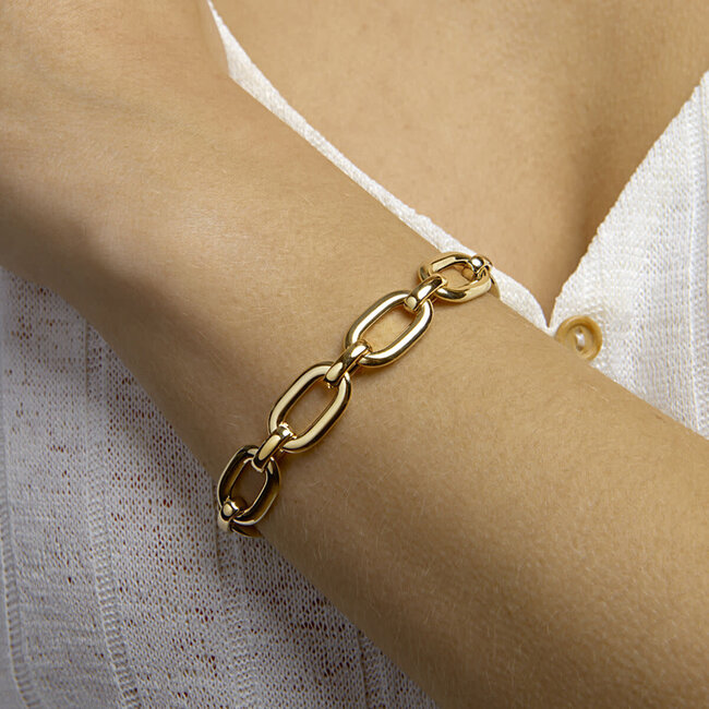 The House Of Blinckers THOB Armband 40.22858 14k Geelgoud Fantasie Schakel 18.5cm