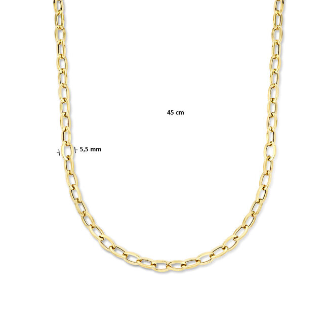 The House Of Blinckers THOB Collier 40.27296 14k Geelgoud Paperclip 45cm