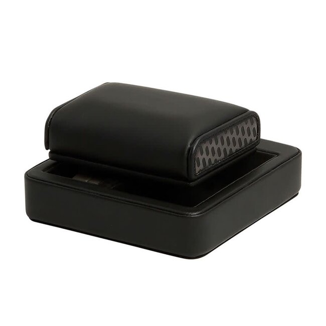 Wolf 1834 Wolf 1834 Watch Stand 485303 Axis Single Travel Powder Coat Zwart