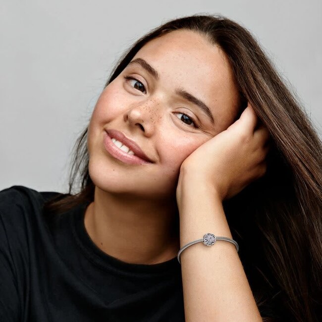 Pandora Pandora Bedel 792360C00 Zilver Sneeuwvlokje